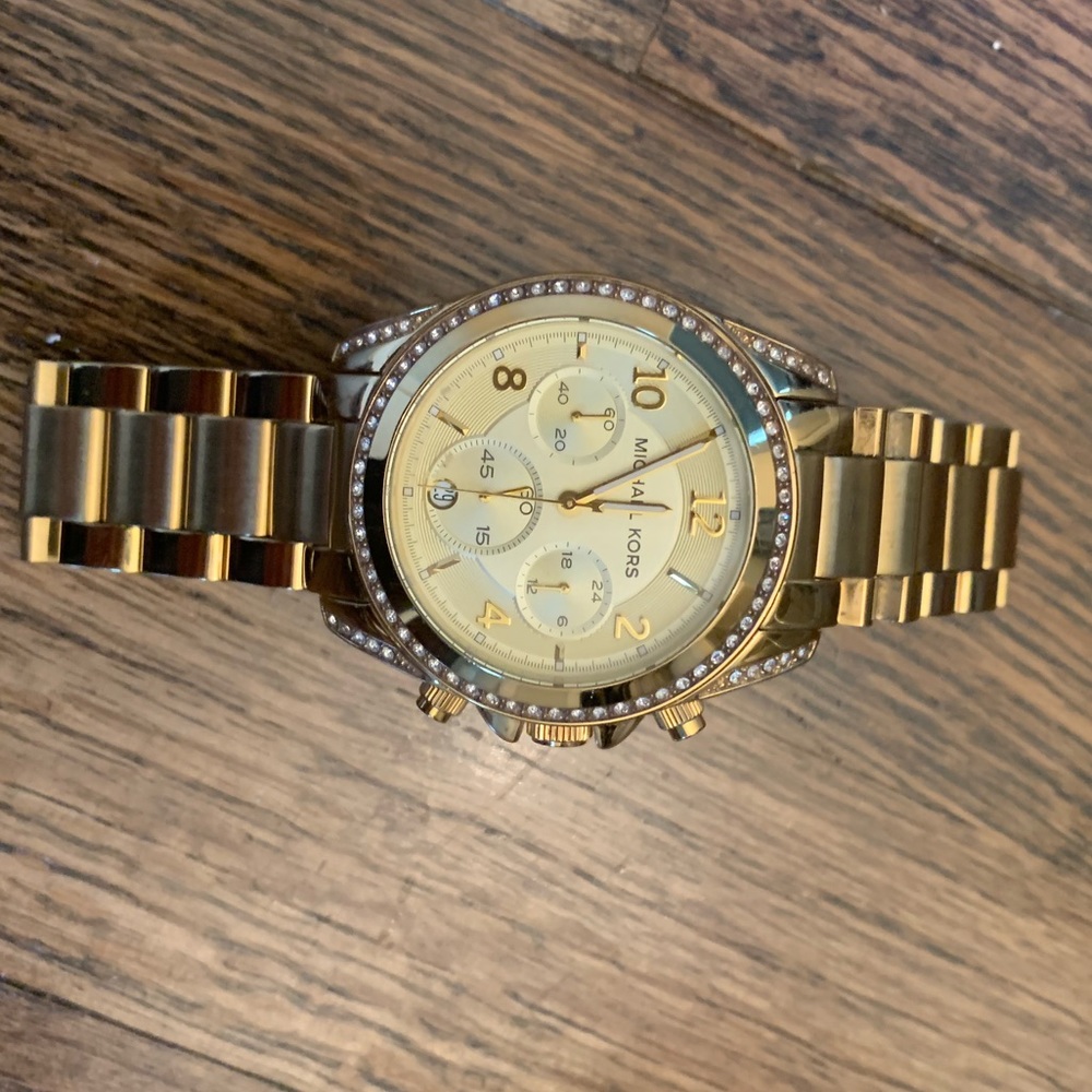 Gold Michael kors watch